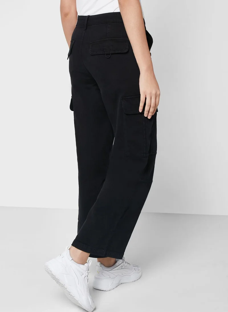 American Eagle Wide Leg High Waist Pants