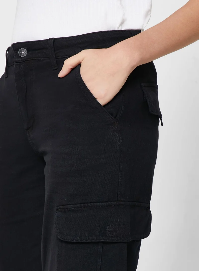 American Eagle Wide Leg High Waist Pants