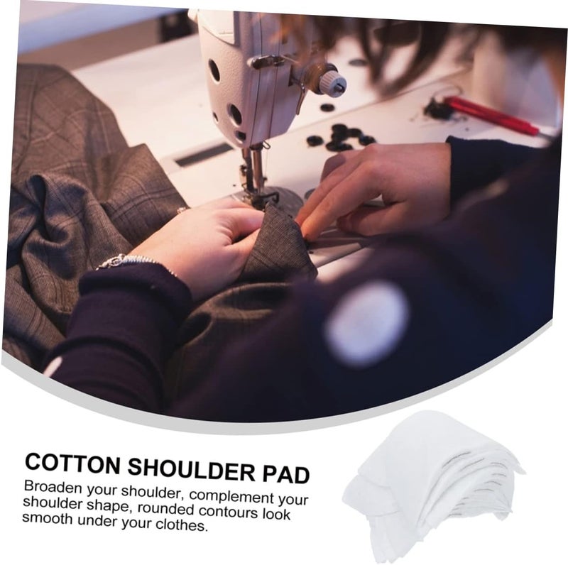 FONDOTIN 50pairs Cotton Shoulder Pads for Women Suits Blazer Jacket Shoulder Pad for Men - Image 4