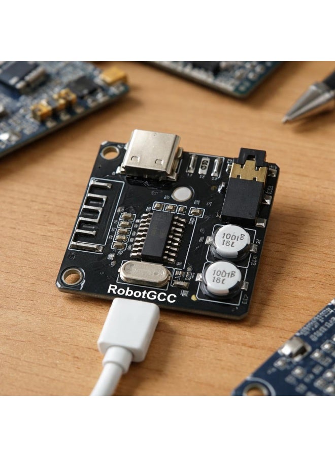 robotgcc Wireless Bluetooth Audio Decoder Amplifier Module MP3 Player Board with USB TF Card Input Stereo Output for DIY Speakers Audio System Arduino IoT Electronics Projects - Image 5