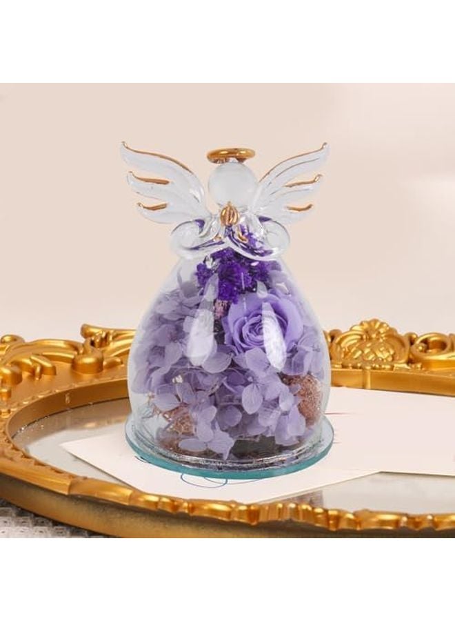 Red Angelic Shaped Preserved Roses Home Wedding Birthday Party Decoration - Image 5