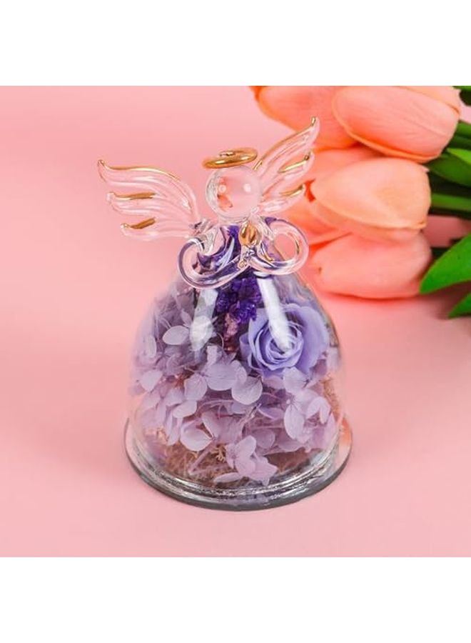 Red Angelic Shaped Preserved Roses Home Wedding Birthday Party Decoration - Image 3