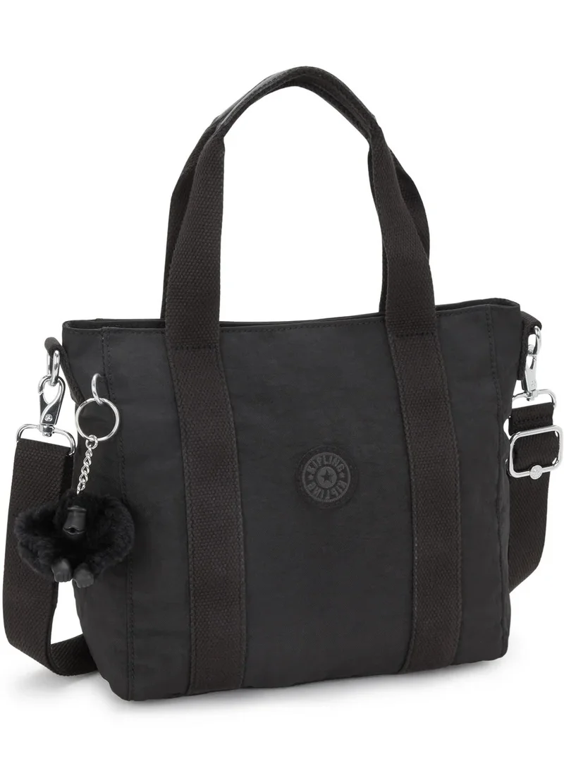 kipling  Asseni Mini Small Tote With Removable Shoulderstrap - Black Noir  | Best Price UAE