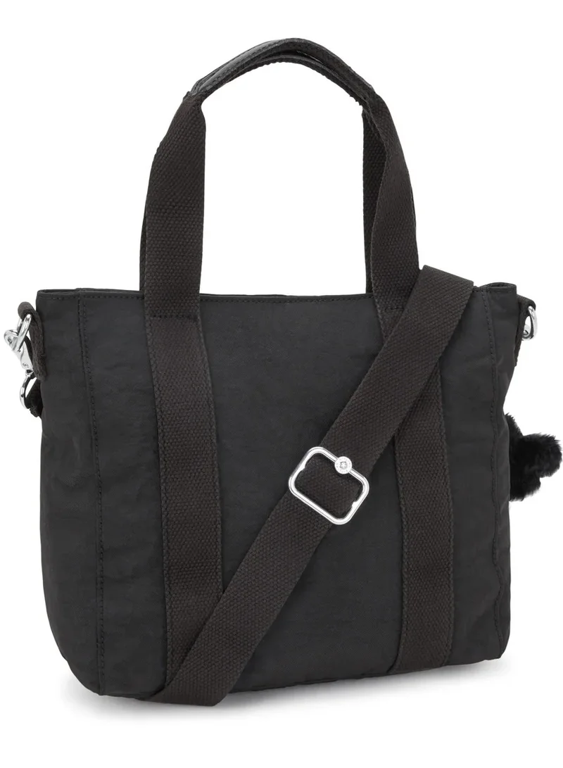 kipling Asseni Mini Small Tote With Removable Shoulderstrap - Black Noir
