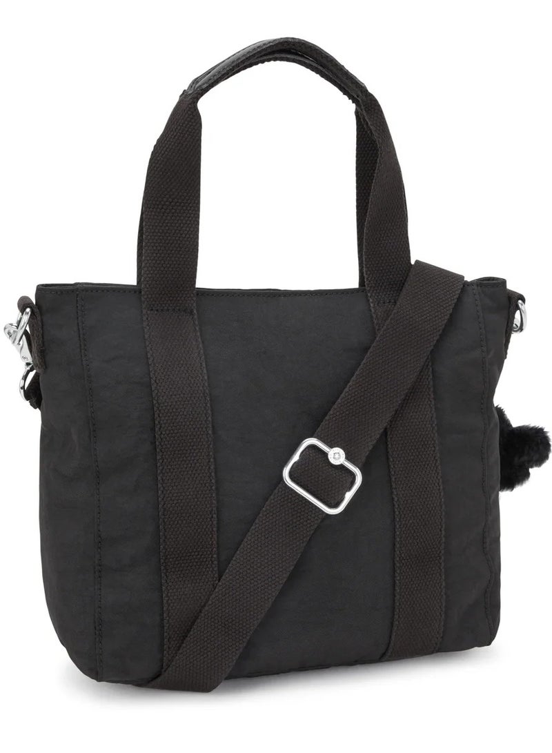 kipling حقيبة أسيني ميني سوداء صغيرة مع حزام كتف قابل للإزالة - Image 2