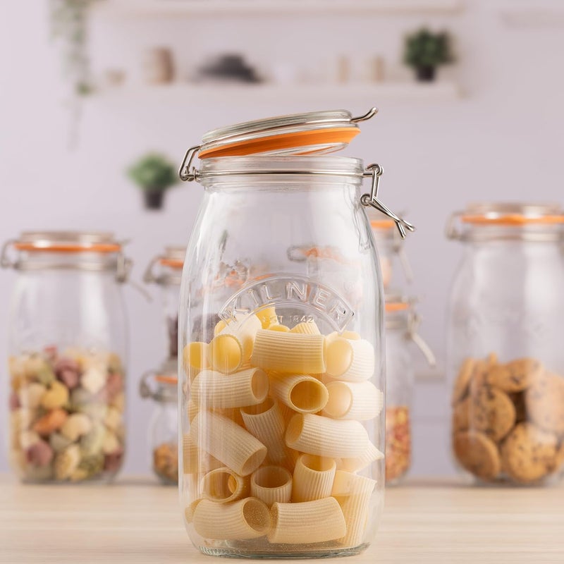 Kilner 25.493 Round Clip Top Jar 2Ltr - Airtight Preservation and Storage Jar - Image 4
