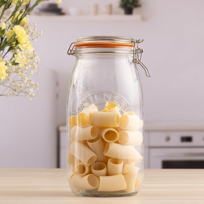 Kilner 25.493 Round Clip Top Jar 2Ltr - Airtight Preservation and Storage Jar - Image 2