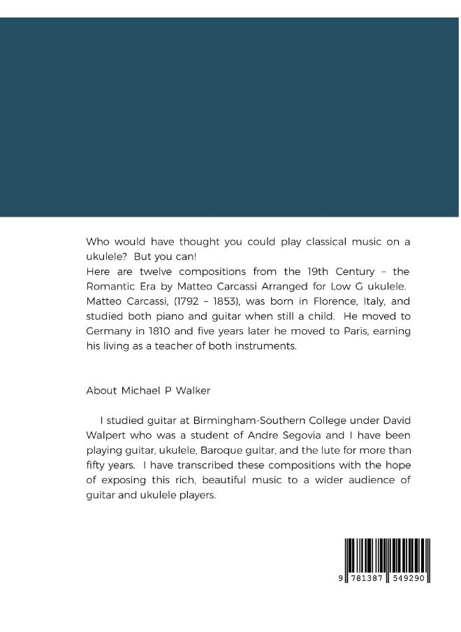 null - Matteo Carcassi: Twelve Waltzes For Low G Ukulele - Image 1