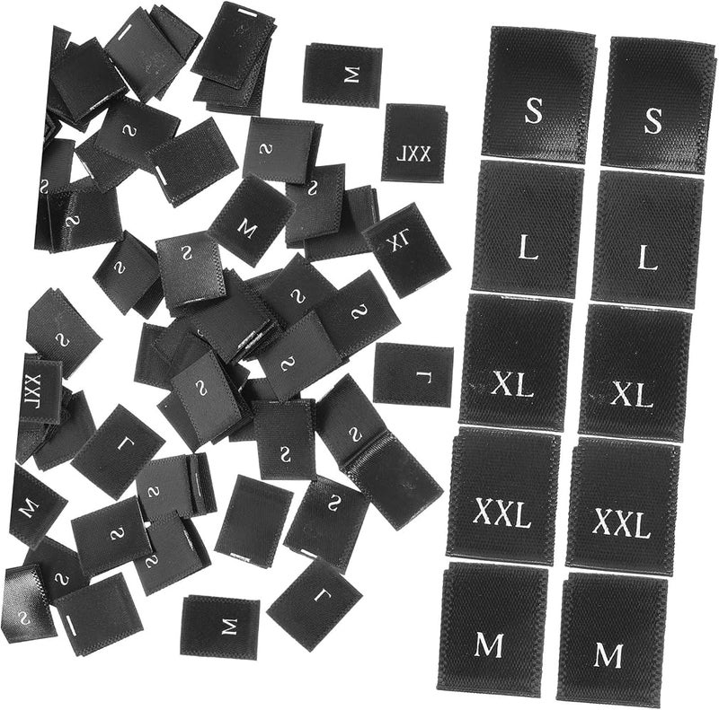 SHINEOFI 500pcs Washable Clothing Tags for Garments Labels for Small XL XXL Practical Clothing Markers for Easy Inventory Organization - Image 1