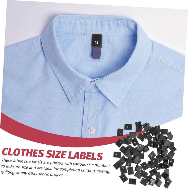 SHINEOFI 500pcs Washable Clothing Tags for Garments Labels for Small XL XXL Practical Clothing Markers for Easy Inventory Organization - Image 3