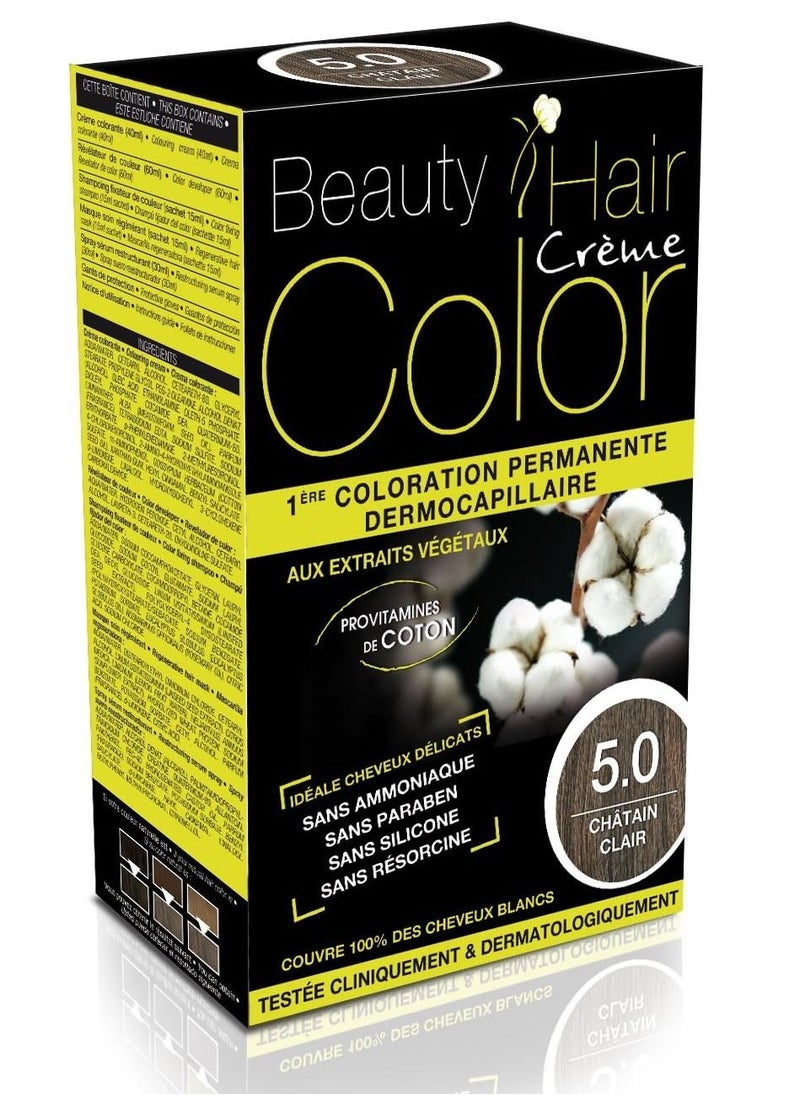 Eric Favre - Eric Favre Beauty Hair Color 5.0 Light Chestnut Brown - Image 1