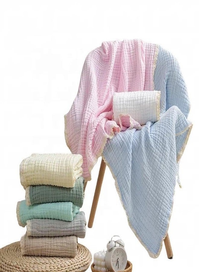 TERI BERI Baby Muslin Cotton Baby Bath Towel Extra Soft Super Absorbent Towels for Infants, New Born Babies and Toddlers (0-3 Years) (New Towel) - Image 1