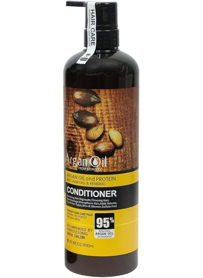 أرغان بلسم زيت الأرغان المضاد للتساقط والمجدد للشعر 900 مل