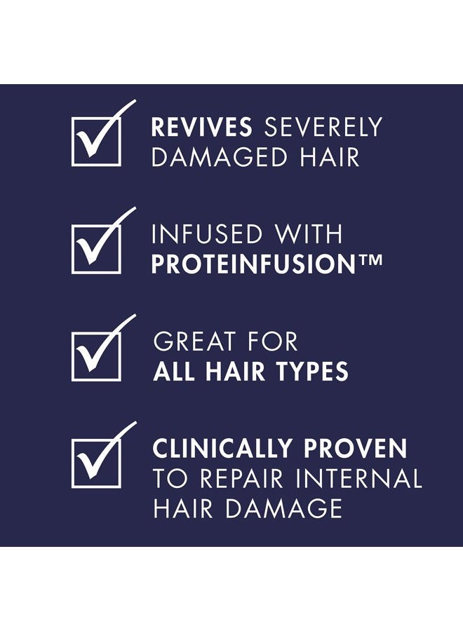 Nexxus Keraphix Shampoo and Conditioner - Damaged Hair Treatment System with Keratin Protein and Black Rice, 2 Count & 3 Repair Masks Treatment, 33.8 oz, 1.5 oz, 3 Count, 5 Count ( Pack of 1) - Image 4