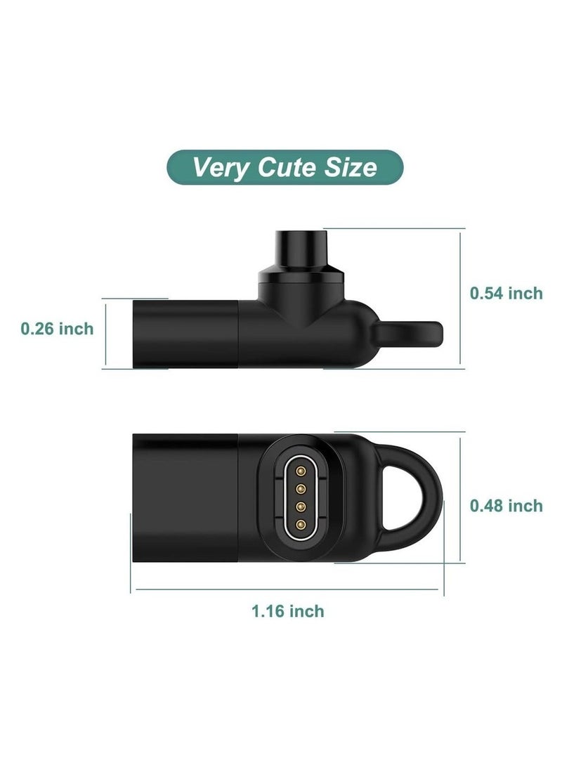 Generic محول شاحن ساعة USB C وكابل شحن محول لـ Garmin Fenix 7X و7S و7 Forerunner 45 و55 و245 وApproach وS10 وS40 وS42 وS62 وVivoacitve 3 و4 Instinct  - Image 5
