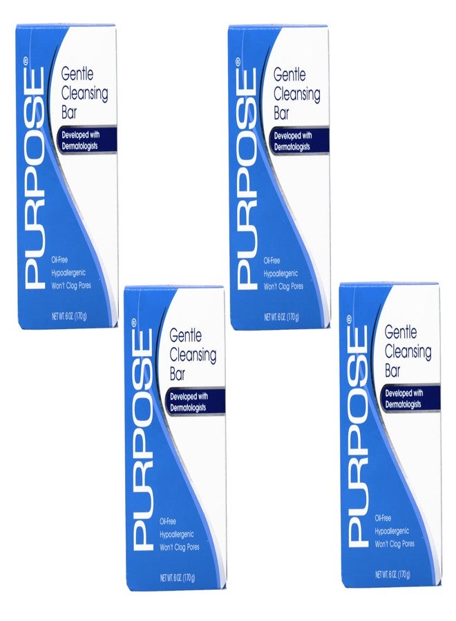 Purpose Gentle Cleansing Bar, Oil Free - 6 oz, Pack of 4 - Image 1