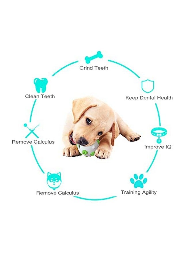 Dog Molar Stick Toy Chewing Resistant Toothbrush Dog Toy Interactive Dog Puzzle Spherical Shaped Chew Balls - (Multicolor) - Image 3