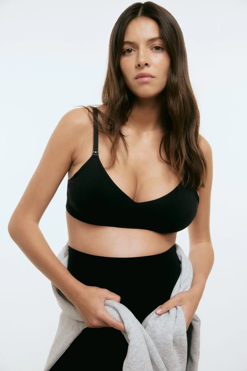 اتش اند ام حمالات صدر بقوالب مبطّنة بدون درزات للإرضاع من تشكيلة ماما - عبوة من قطعتين