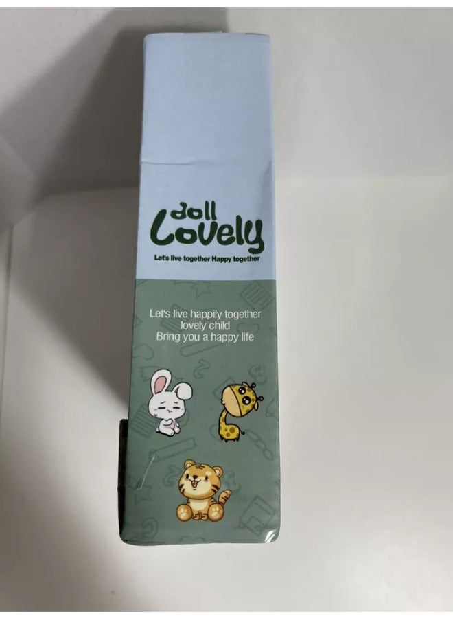 حديقة الألعاب 6 قطع من دمى الأطفال حديثي الولادة، دمى أطفال حديثي الولادة واقعية ذات بشرة ناعمة، دمى نائمة مع ملابس، ألعاب تظاهر للفتيات - Image 4