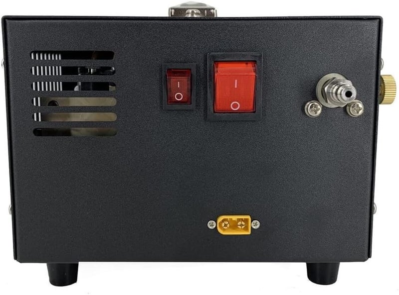DURAGS Air Compressor, 4500PSI Electric High Pressure With Barometer, Intelligent Portable Automatic Shutdown Pump, Outdoor With Transformer - Image 2