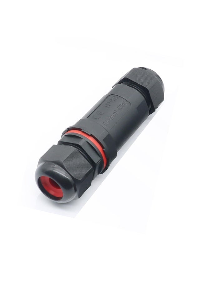 melfi Outdoor Ip68 Waterproof Connector - 250V 16A Cable Wire For Gland Sleeve, Garden, Construction, And Plant Use | Fire Retardant, Suitable For 6-12Mm Wire Diameter (Ip68-5Pin, 1Pcs) - Image 1