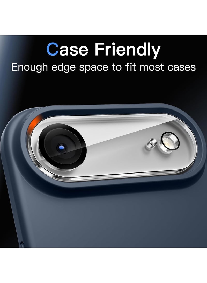 Denx Camera Lens Protector for iPhone 17 Air, 9H Tempered Glass, Anti-Scratch, Case Friendly, Does Not Affect Night Shots, HD Clear (Clear) - Image 5