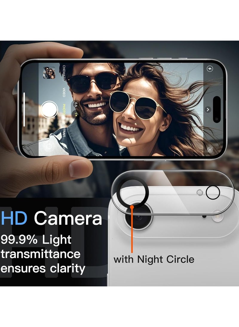 Denx Camera Lens Protector for iPhone 17 Air, 9H Tempered Glass, Anti-Scratch, Case Friendly, Does Not Affect Night Shots, HD Clear (Clear) - Image 4