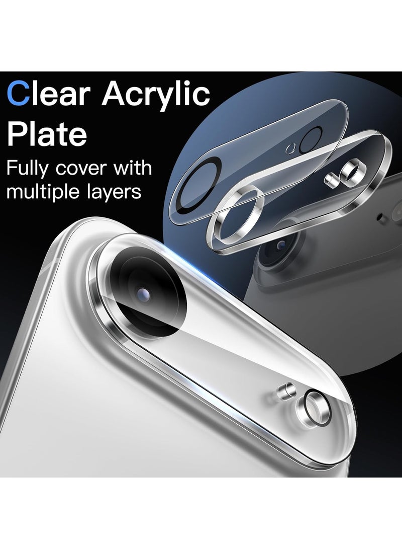 Denx Camera Lens Protector for iPhone 17 Air, 9H Tempered Glass, Anti-Scratch, Case Friendly, Does Not Affect Night Shots, HD Clear (Clear) - Image 2