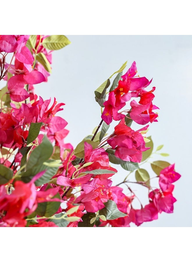 DANUBE HOME نبات البوغانفيليا الاصطناعي – 120 سم ديكور زهور صناعية نابضة بالحياة، مثالي للإعدادات الداخلية/الخارجية، لمسة واقعية للباتيو، خالي من الصيانة - Image 2