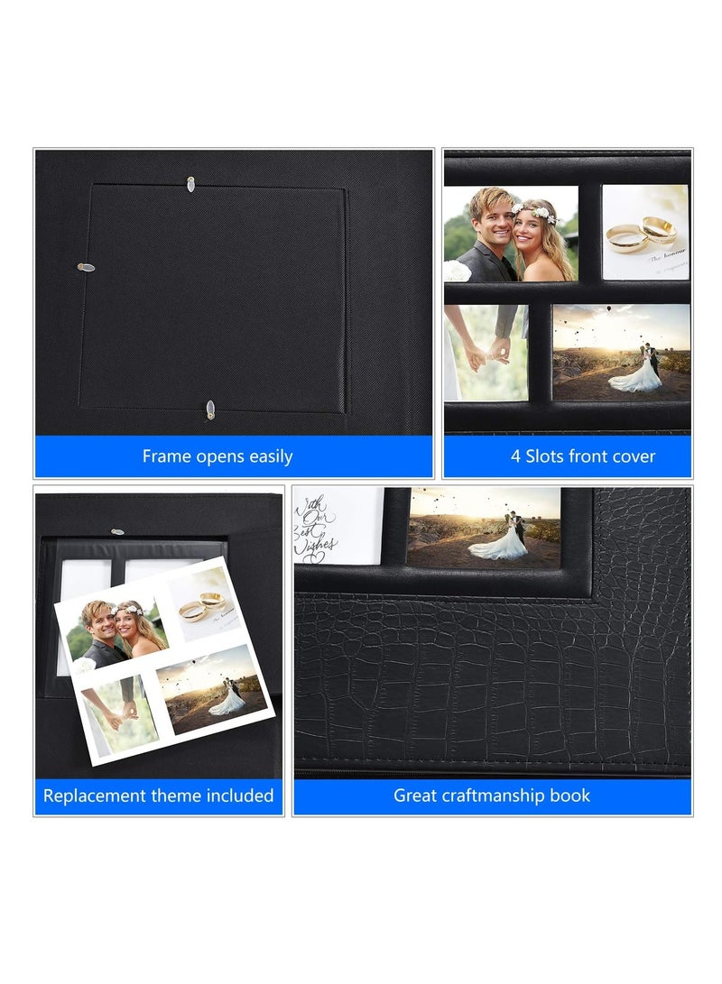 ARNOTEC ألبوم صور 600 صورة 4x6 غطاء جلدي بسعة كبيرة جدًا لحفلات الزفاف والتخرج والذكرى السنوية وهدايا حفلات استقبال المولود - Image 5
