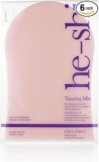 He-Shi HeShi Ultra Smooth Reusable Tanning Mitt Washable Fake Tan Applicator Mitt Self Tanning Applicator Tanning Glove for No Streak Tanning - Image 1