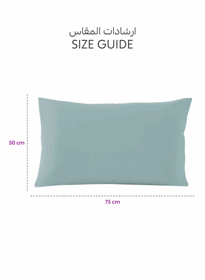 Donetella Arona Microfiber Pillowcases 2-Pcs Soft Pillow Cover (50 x 75 CM) With Envelope Closure (Without Pillow Insert)  | Best Price UAE