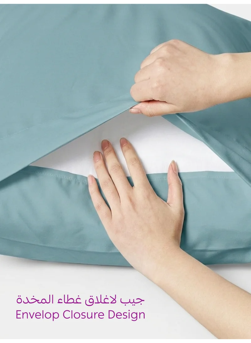 Donetella Arona Microfiber Pillowcases 2-Pcs Soft Pillow Cover (50 x 75 CM) With Envelope Closure (Without Pillow Insert)  | Best Price UAE