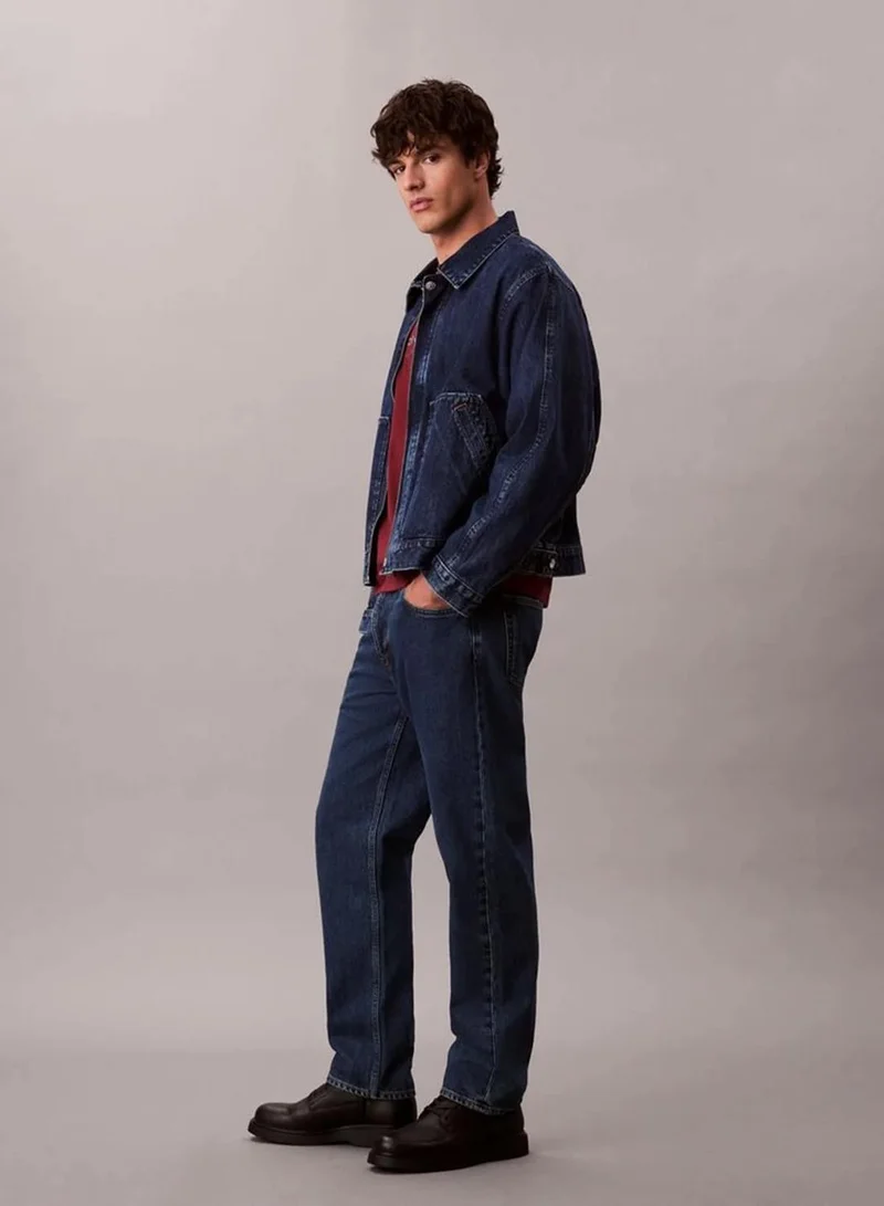 Calvin Klein HARBOUR BLUE 90s Tapered Jeans for Men | Best Price UAE