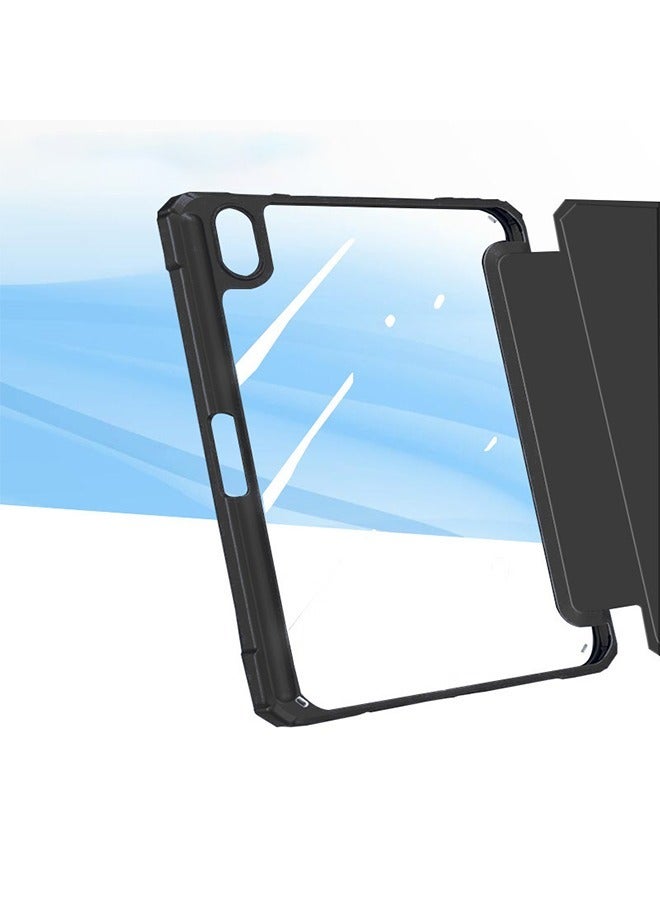 GROIC iPad Air 5th/4th Generation 10.9 Inch (2022/2020) Case ,iPad Pro 11 Inch Case with Transparent Shockproof Back Cover[Built-in Pencil Holder,Auto Sleep/Wake,Camera Protection，Support Apple Pencil Cha  - Image 4