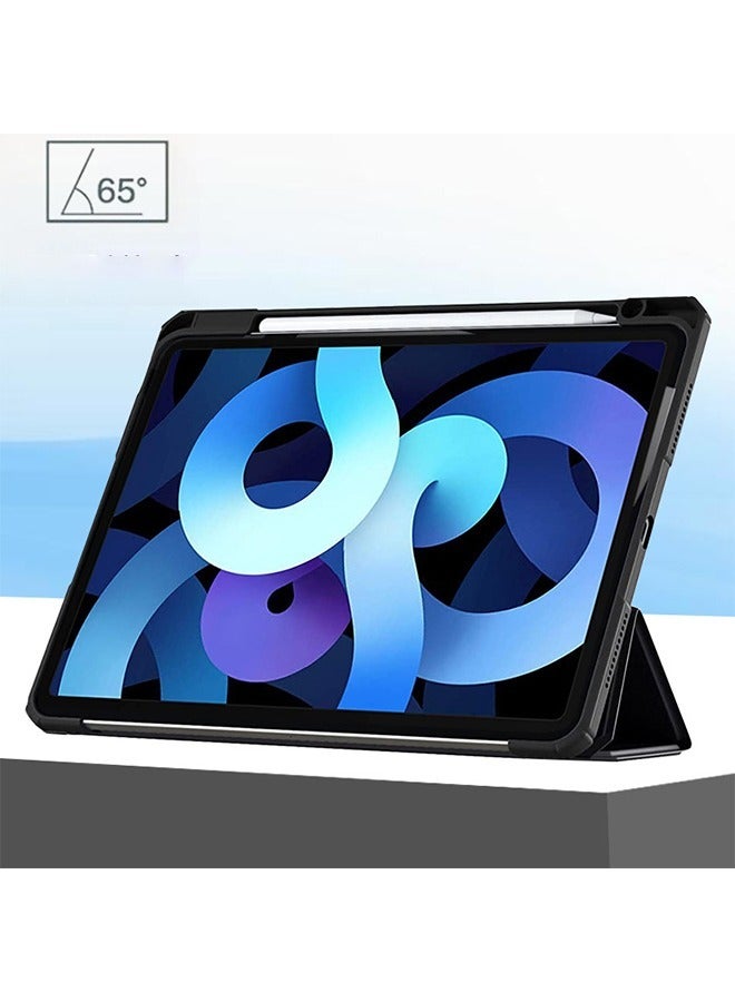 GROIC iPad Air 5th/4th Generation 10.9 Inch (2022/2020) Case ,iPad Pro 11 Inch Case with Transparent Shockproof Back Cover[Built-in Pencil Holder,Auto Sleep/Wake,Camera Protection，Support Apple Pencil Cha  - Image 5