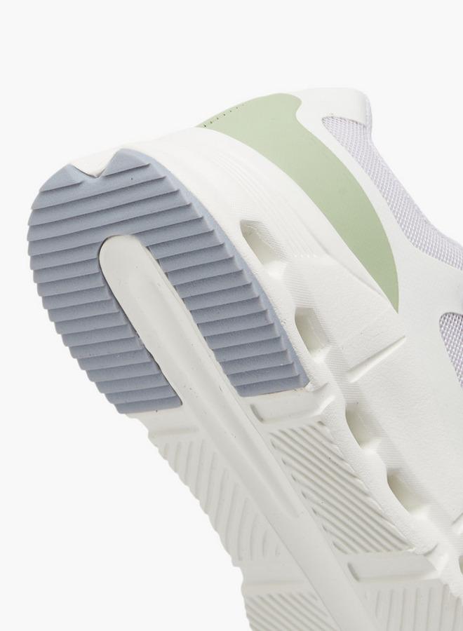 Oaklan by Shoexpress Girls Textured Sneakers with Hook and Loop Closure - Image 5