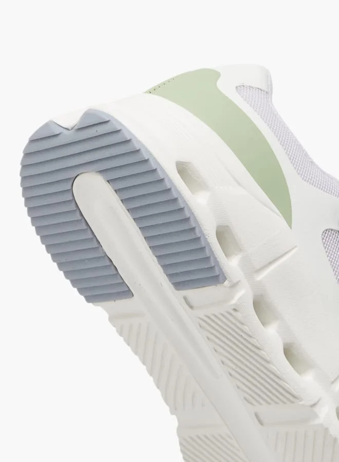 Oaklan by Shoexpress Girls Textured Sneakers with Hook and Loop Closure