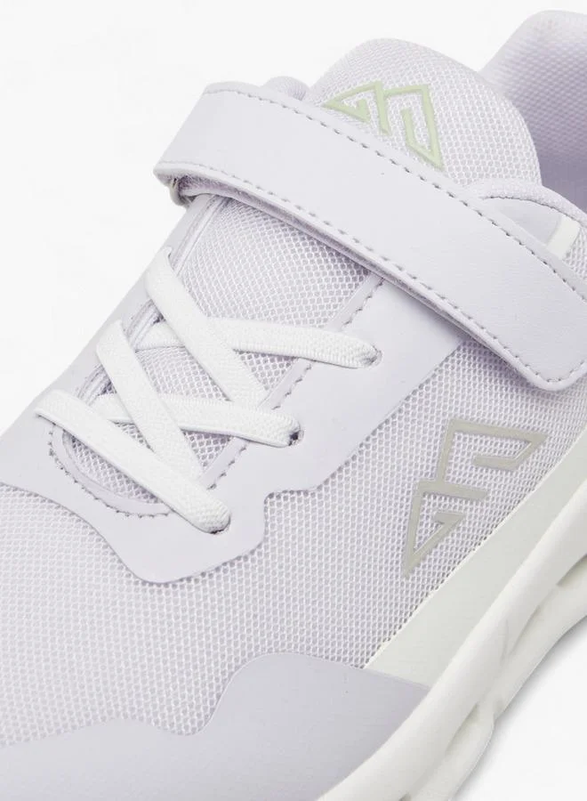 Oaklan by Shoexpress LILAC Girls Textured Sneakers with Hook and Loop Closure for Women | Best Price UAE