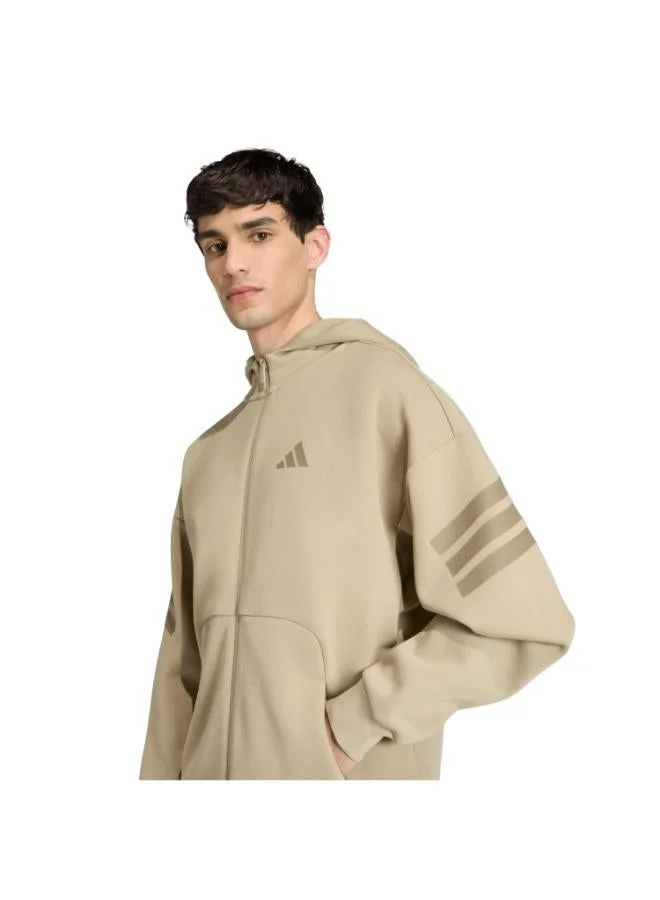 اديداس كنزة بسحّاب كامل Future Icons 3-Stripes