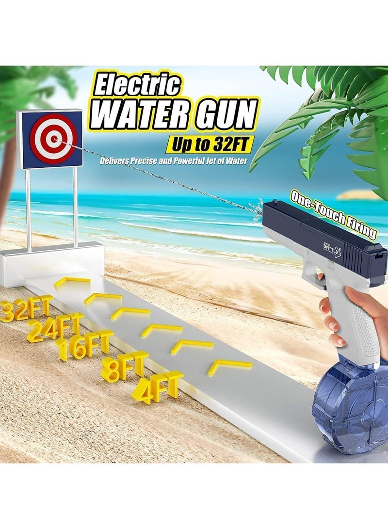 TOY GARDEN Electric Water Gun 32 Ft Range Automatic Water Gun Super 434CC+58CC Large Capacity Squirt Guns for Kids & Adults Toys for Outdoor Activities in Summer Swimming Pool Beach Party - Image 3