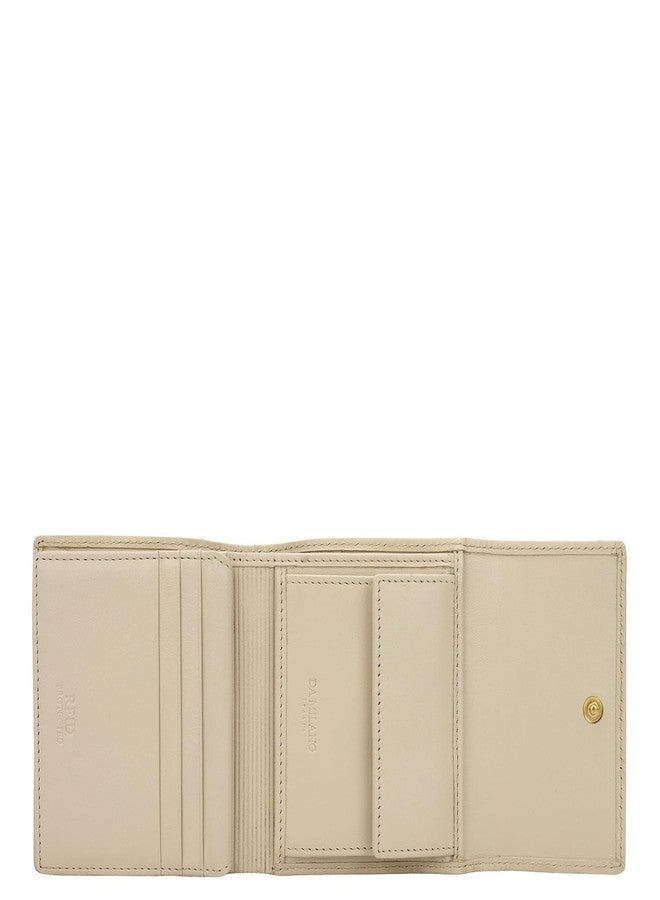 Da Milano Premium Leather Wallet for Women | Multi Compartment Travel Wallet - White (1023) - Image 4