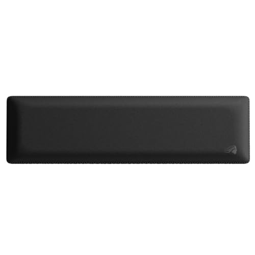 Glorious Gaming Padded Keyboard Wrist Rest (TKL, 25mm Thick) - Anti-Fray Stitched Edges, Smooth Cloth Surface, Anti-Slip Rubber Base, Medium Firmness, 360 x 100 x 25mm - Black - Image 2