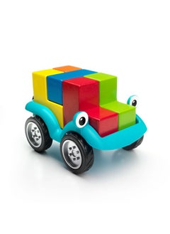 SmartGames SmartGames Smart Car 5 x 5 Wooden Cognitive Skill-Building Puzzle Game Featuring 96 Playful Challenges for Ages 4+  - Image 3