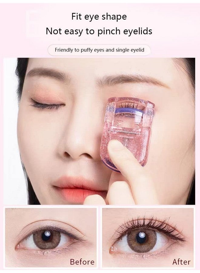 Geoot Women'S Portable Mini Eyelash Curler Women'S Curling Longlasting Partial Eyelash Curler Suitable For Eyelash Curlers Without Daily Makeup Use On The Go - Image 3