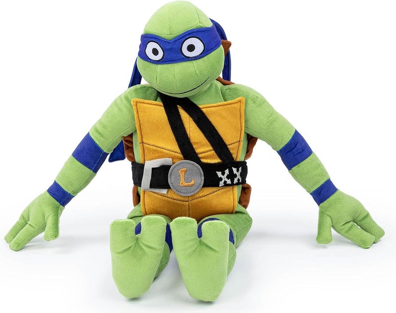 Jay Franco Nickelodeon Teenage Mutant Ninja Turtles Leonardo Plush Pillow Buddy - Super Soft Stuffed Character Pillow - Polyester Microfiber, 26 Inches - Image 1