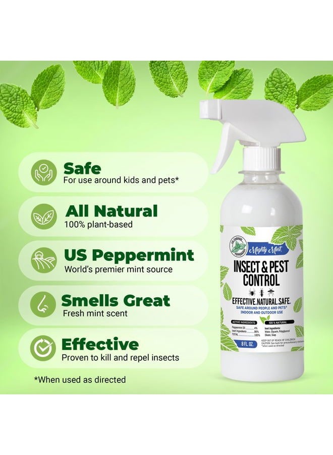 Mighty Mint 8oz Insect and Pest Control Peppermint Oil - Natural Spray for Spiders, Ants, and More (2) - Image 2