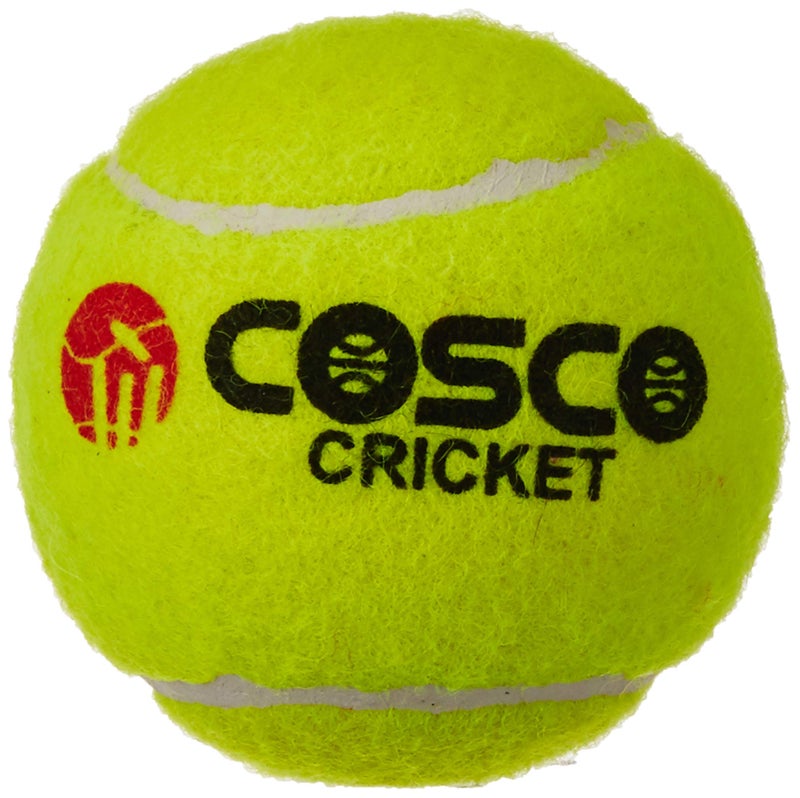 Cosco Rubber Light Weight Cricket Ball, Pack of 6 (Yellow) - Image 4