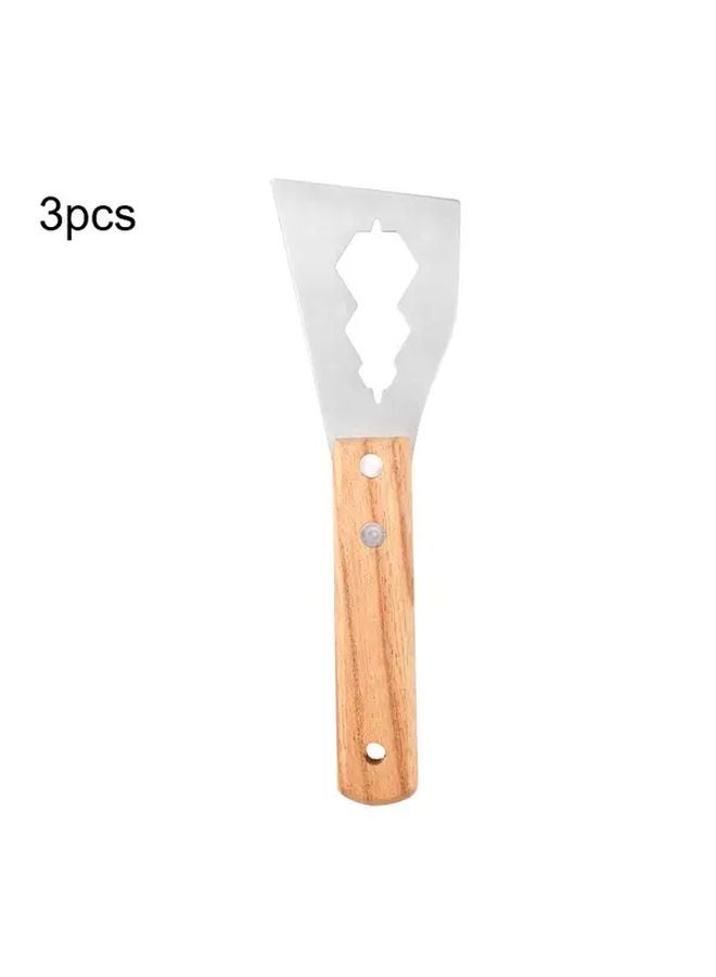 3pcs Heavy Duty Paint Scraper Multi Purpose Tool for Wallpaper Removal Kitchen Cleaning - Image 1