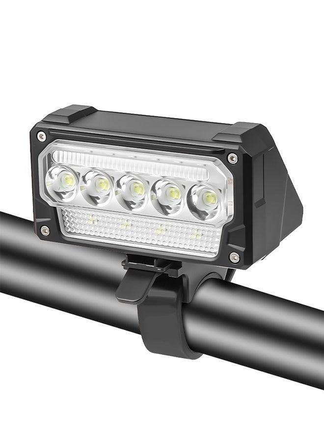 Neyecam Bike Light USB-C Rechargeable with Auto Sensor, Digital Battery Display, 1200mAh, 5 Modes (SOS Red/Blue), 360° Tool-Free Mount, IPX4 Waterproof, 89g Compact for Road, MTB & Night Cycling Safety - Image 1